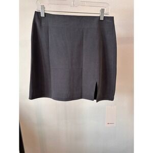 Lululemon Softstreme High-Rise Mini Skirt Black LW8AMAS Size Medium NWT